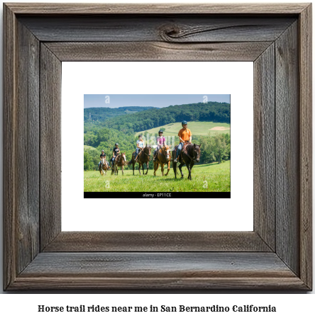 horse trail rides near me in San Bernardino, California